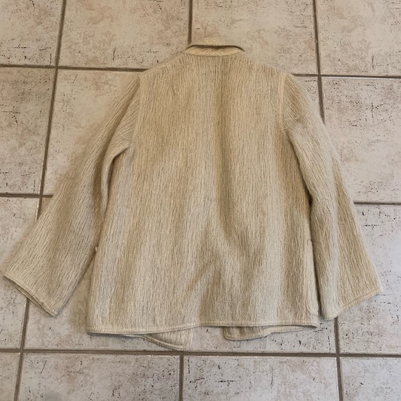 Vintage Rare 60s/70s Small Auckie Sanft Montreal Pure Virgin Wool Cardigan - Picture 5 of 8